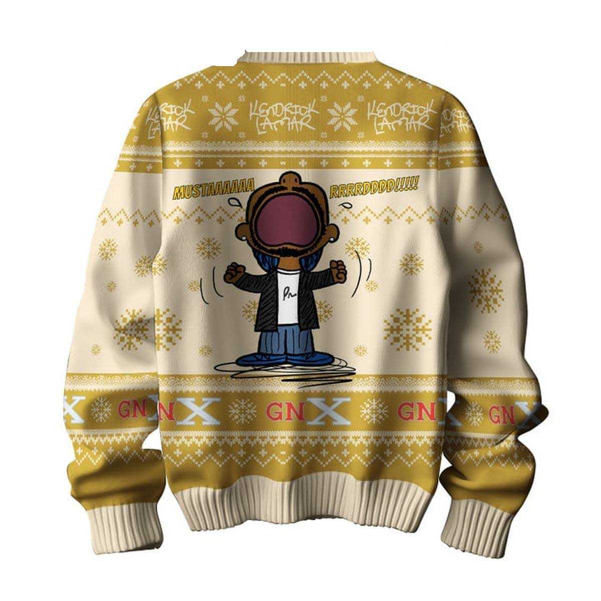 Kendrick Lamar Mustard Gen X 2024 Christmas Ugly Sweater Kendrick Lamar Mustard Gen X 2024 Christmas Ugly Sweater