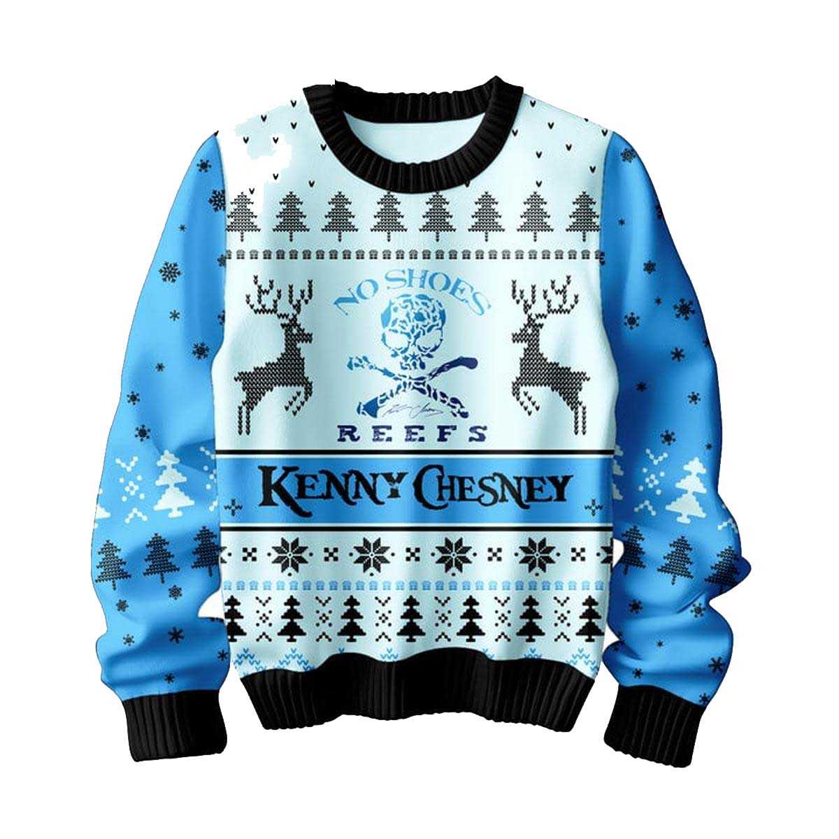 Kenny Chesney No Shoes Nation On Christmas 2024 Ugly Sweater Kenny Chesney No Shoes Nation On Christmas 2024 Ugly Sweater