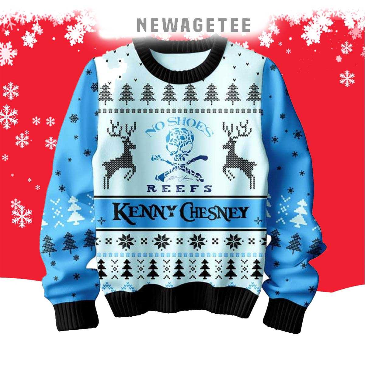 Kenny Chesney No Shoes Nation On Christmas 2024 Ugly Sweater Kenny Chesney No Shoes Nation On Christmas 2024 Ugly Sweater
