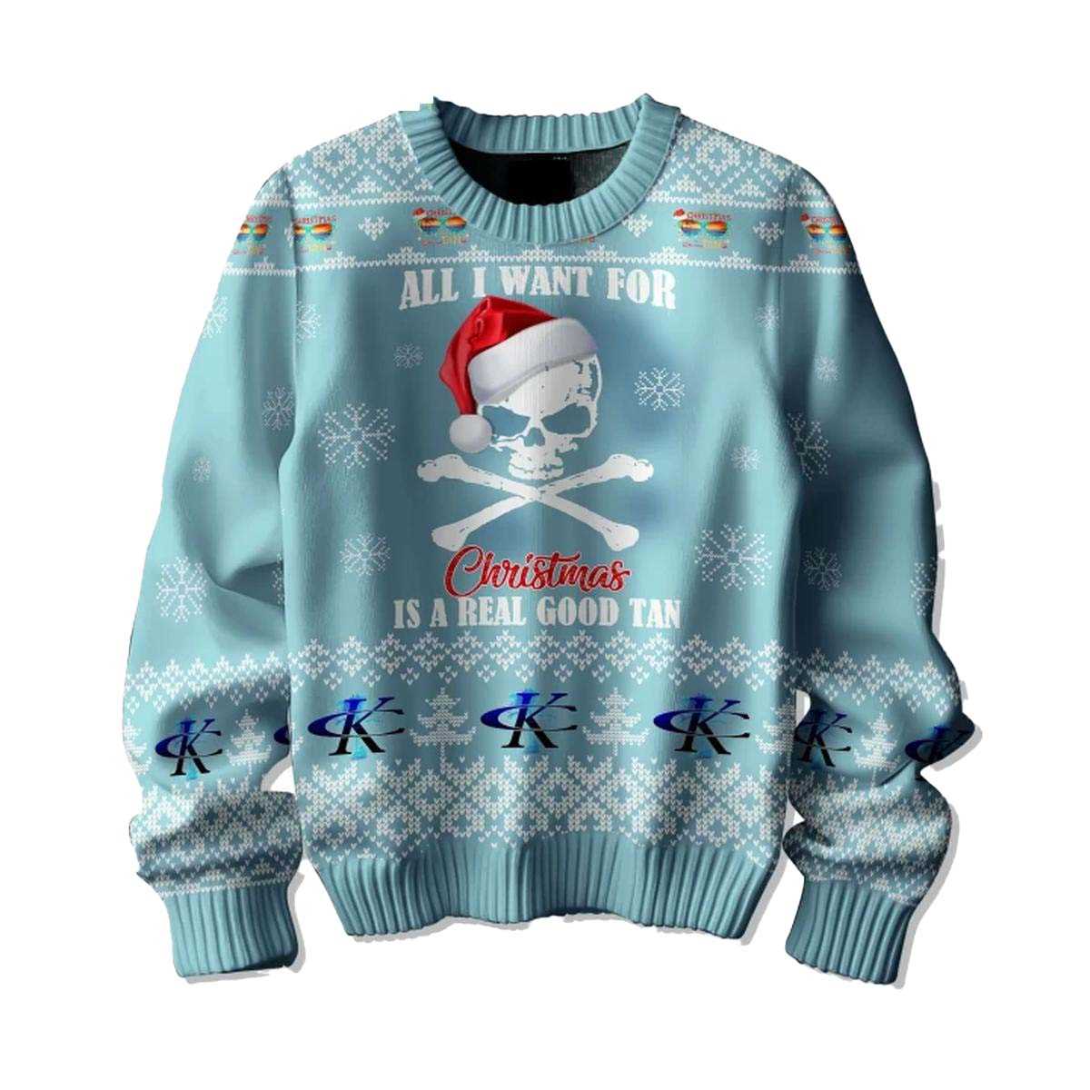 Kenny Chesney Real Good Tan Is All I Want For 2025 Ugly Christmas Sweater Kenny Chesney Real Good Tan Is All I Want For 2025 Ugly Christmas Sweater