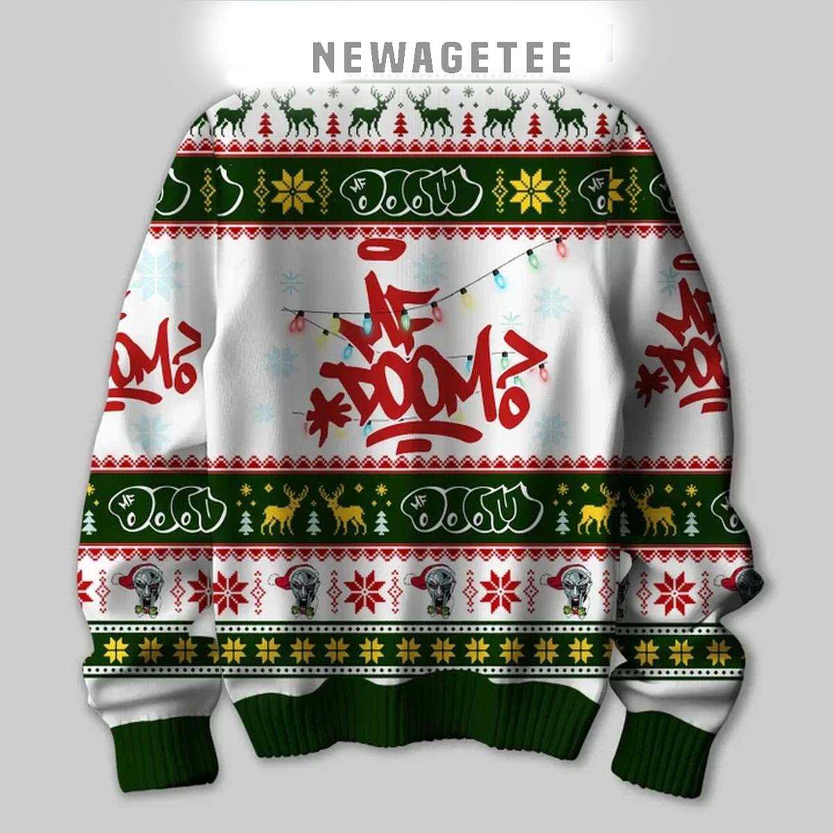 Mf Doom We Wish You A Mf Doommas Christmas 2024 Ugly Sweater Mf Doom We Wish You A Mf Doommas Christmas 2024 Ugly Sweater