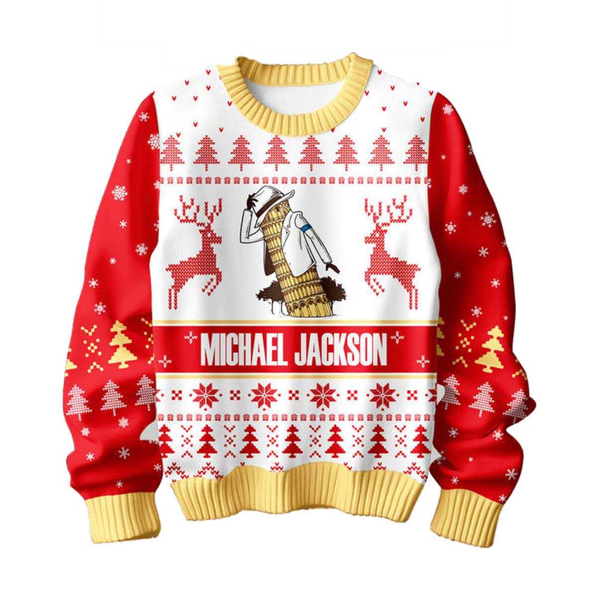 Michael Jackson Shamone Christmas 2024 Ugly Sweater Michael Jackson Shamone Christmas 2024 Ugly Sweater