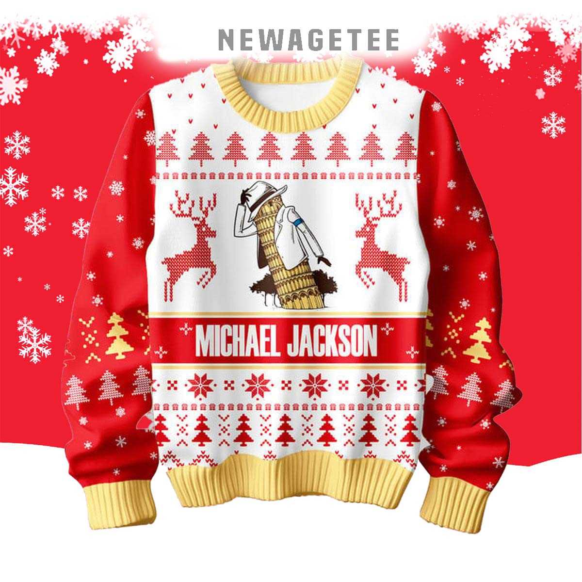 Michael Jackson Shamone Christmas 2024 Ugly Sweater Michael Jackson Shamone Christmas 2024 Ugly Sweater