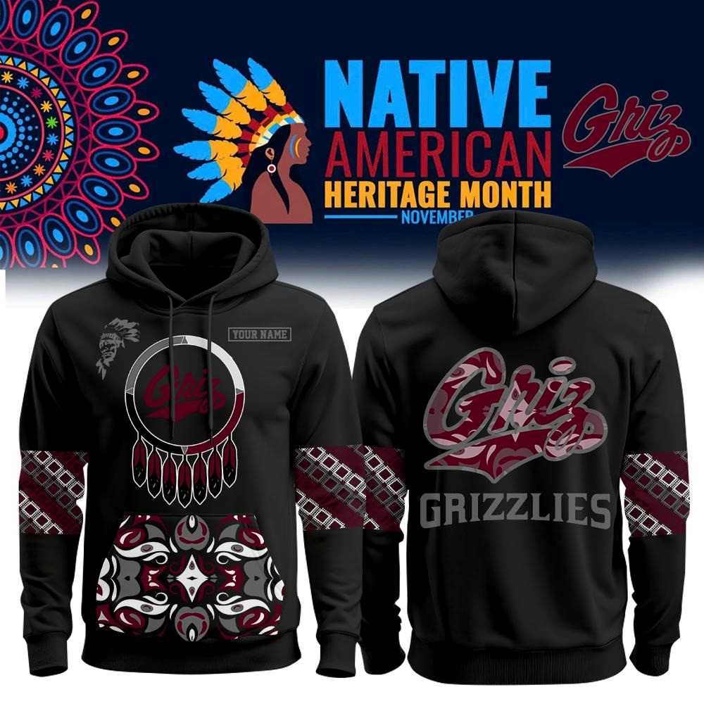Montana Grizzlies Native American Heritage Month Hoodie
