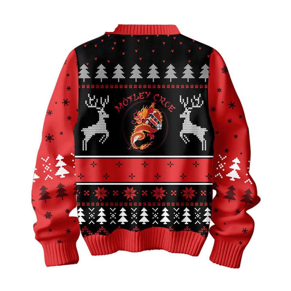 Motley Crue Dont Go Away Mad On Christmas 2024 Ugly Sweater Motley Crue Dont Go Away Mad On Christmas 2024 Ugly Sweater