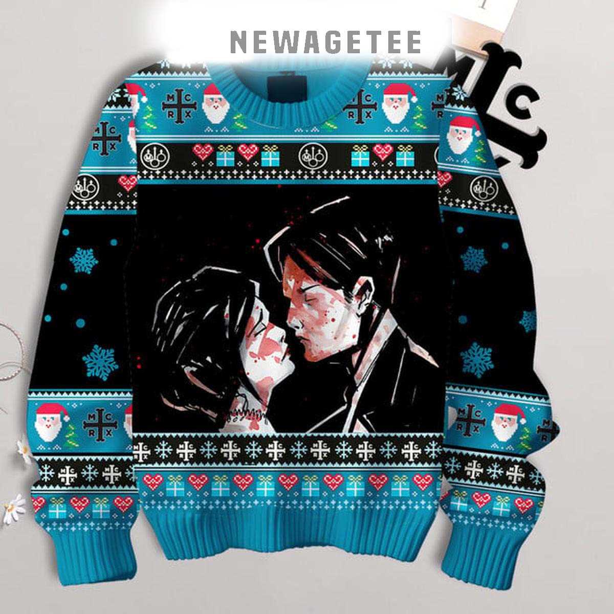 My Chemical Romance True Love Wont Die 2025 Ugly Christmas Sweater My Chemical Romance True Love Wont Die 2025 Ugly Christmas Sweater