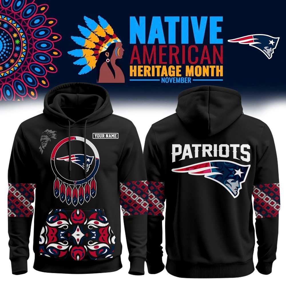 New England Patriots Native American Heritage Month Hoodie