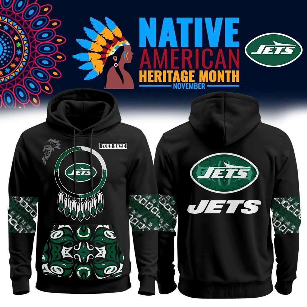 New York Jets Native American Heritage Month Hoodie New York Jets Native American Heritage Month Hoodie