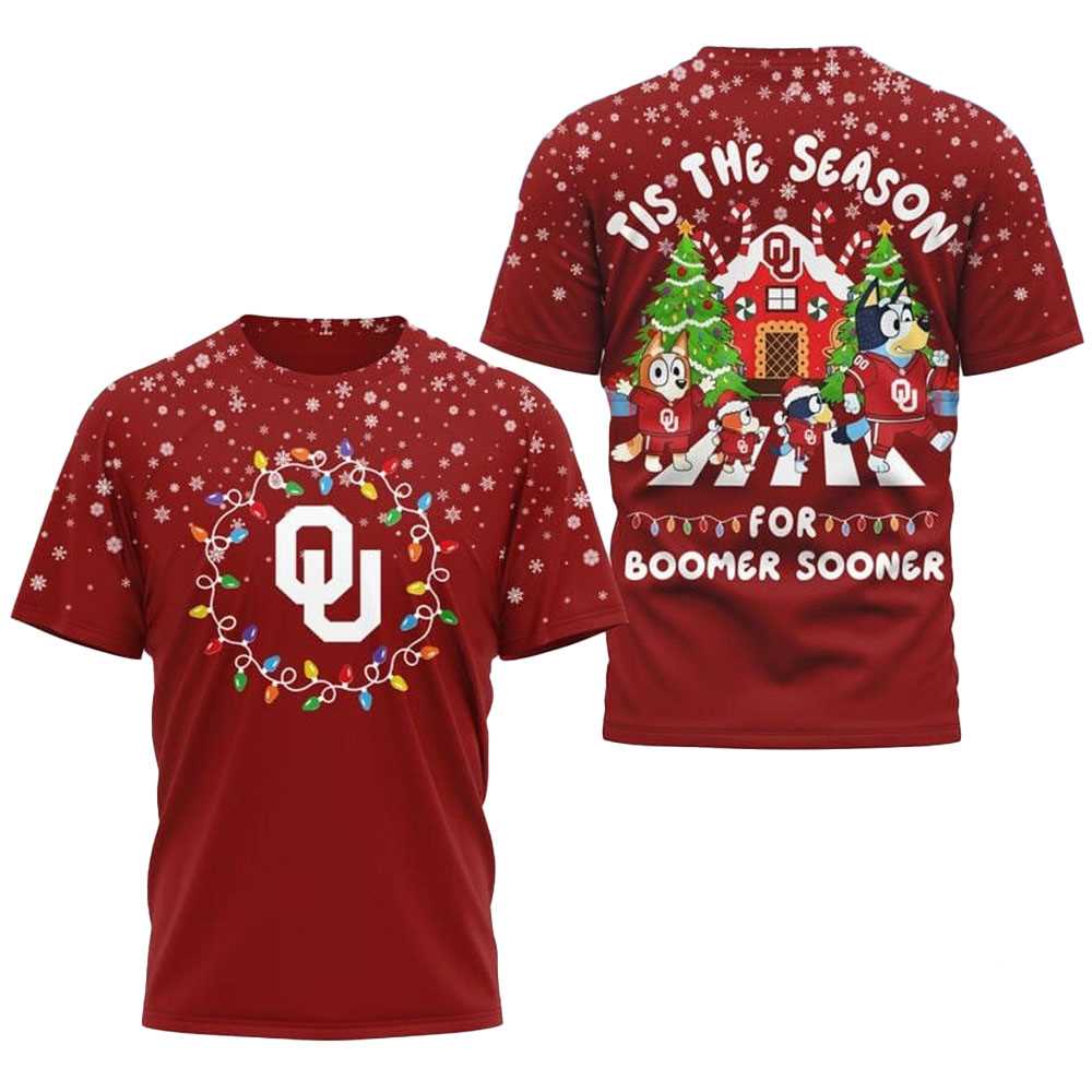 Oregon Ducks Bluey Tis The Season To Quack Attack Christmas 2025 Shirt