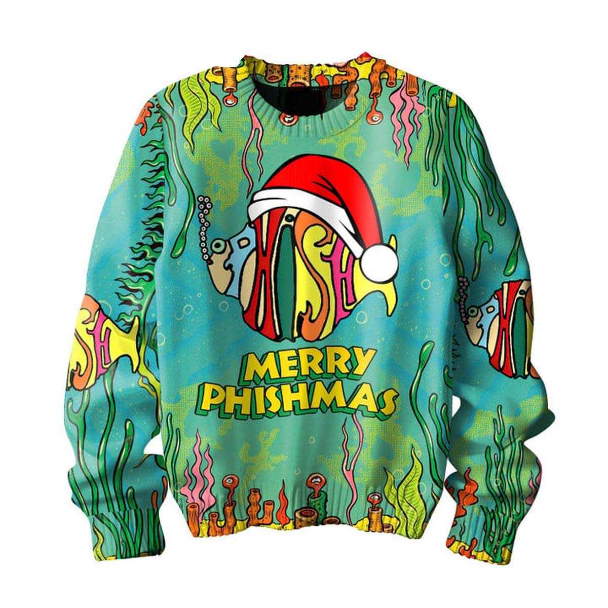 Phish Merry Phishmas The Grinch Waiting For 2024 Christmas Ugly Sweater Phish Merry Phishmas The Grinch Waiting For 2024 Christmas Ugly Sweater