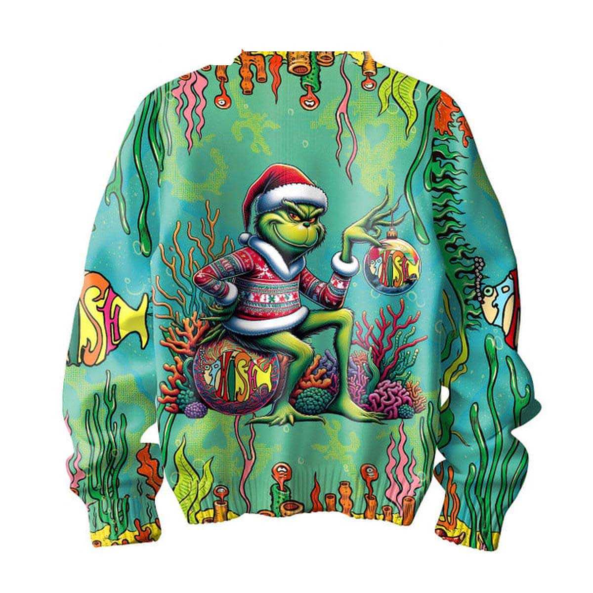 Phish Merry Phishmas The Grinch Waiting For 2024 Christmas Ugly Sweater Phish Merry Phishmas The Grinch Waiting For 2024 Christmas Ugly Sweater