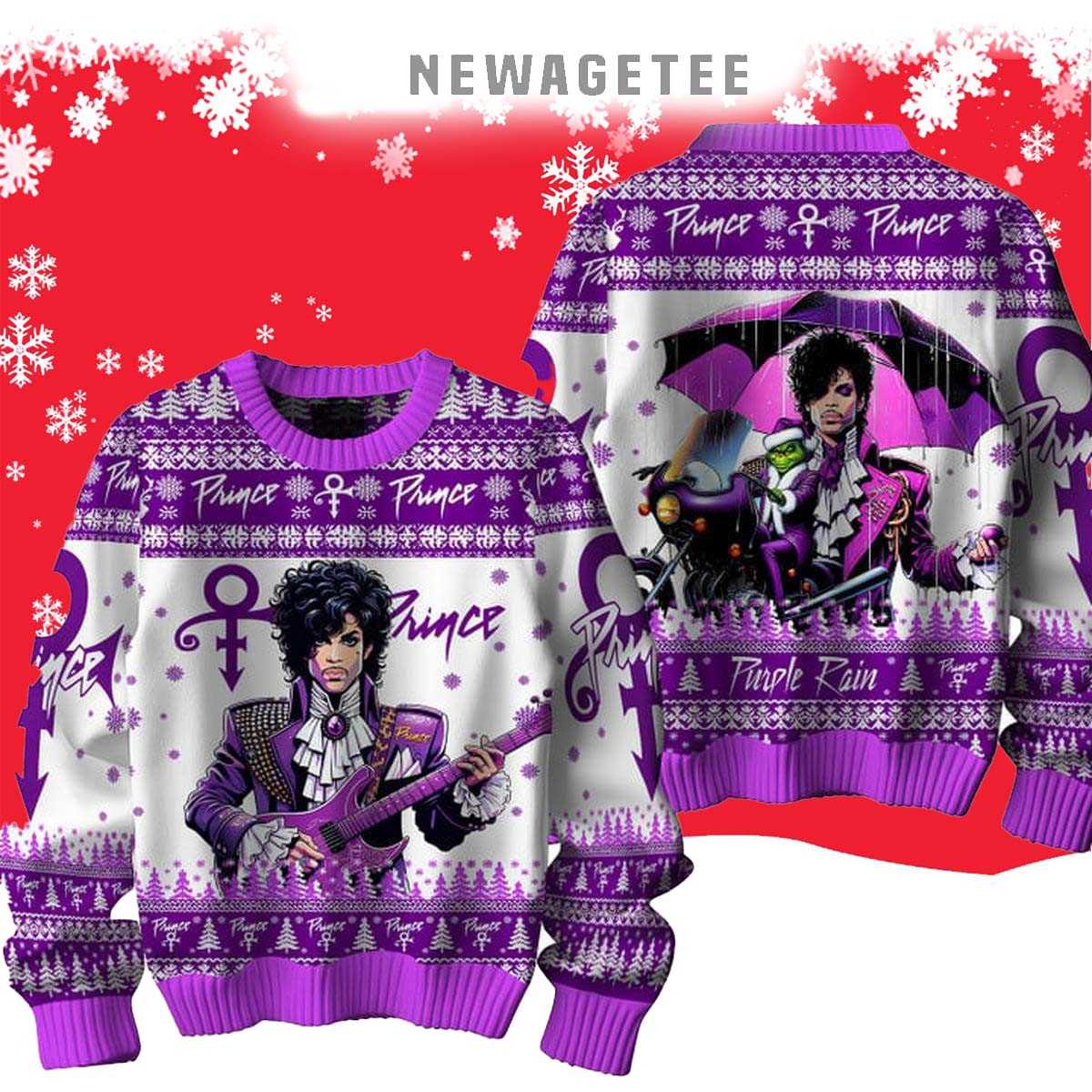 Prince Purple Rain 2025 In Christmas Ugly Sweater Prince Purple Rain 2025 In Christmas Ugly Sweater