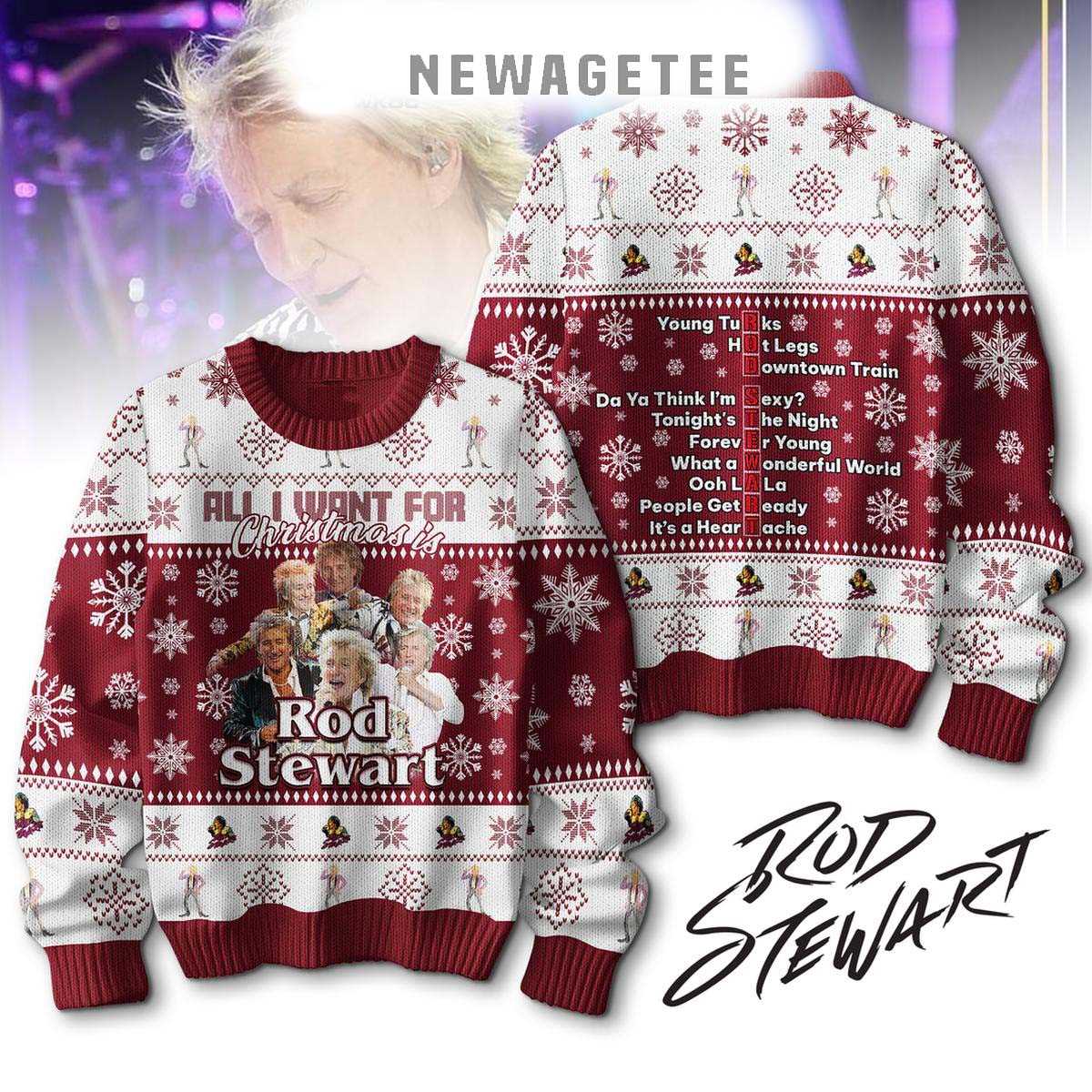 Rob Stewart All I Want For Christmas Is Stewart Ugly Sweater Rob Stewart All I Want For Christmas Is Stewart Ugly Sweater