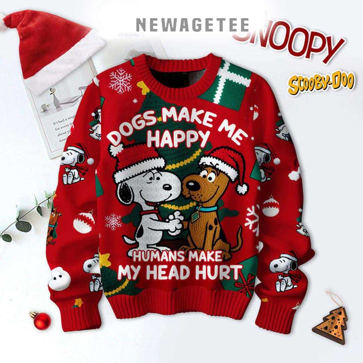 Scooby Doo Be Cool The Night Before Christmas 2025 Ugly Sweater Scooby Doo Be Cool The Night Before Christmas 2025 Ugly Sweater