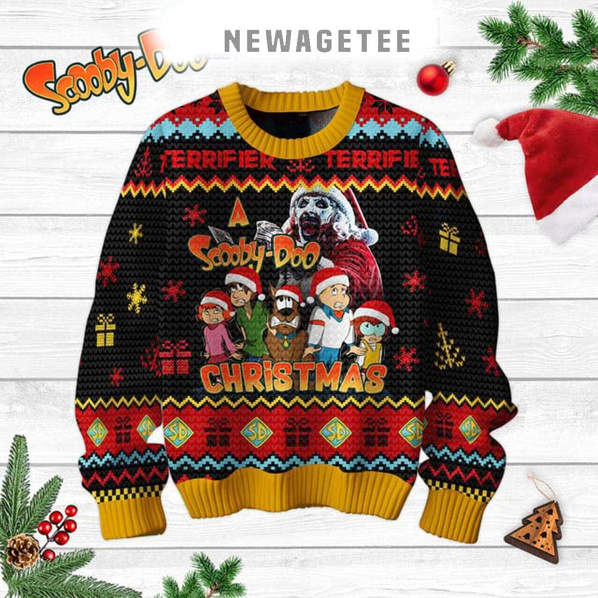 Scooby Doo I Ruv You Happy Valentine 2025 Ugly Sweater Scooby Doo I Ruv You Happy Valentine 2025 Ugly Sweater