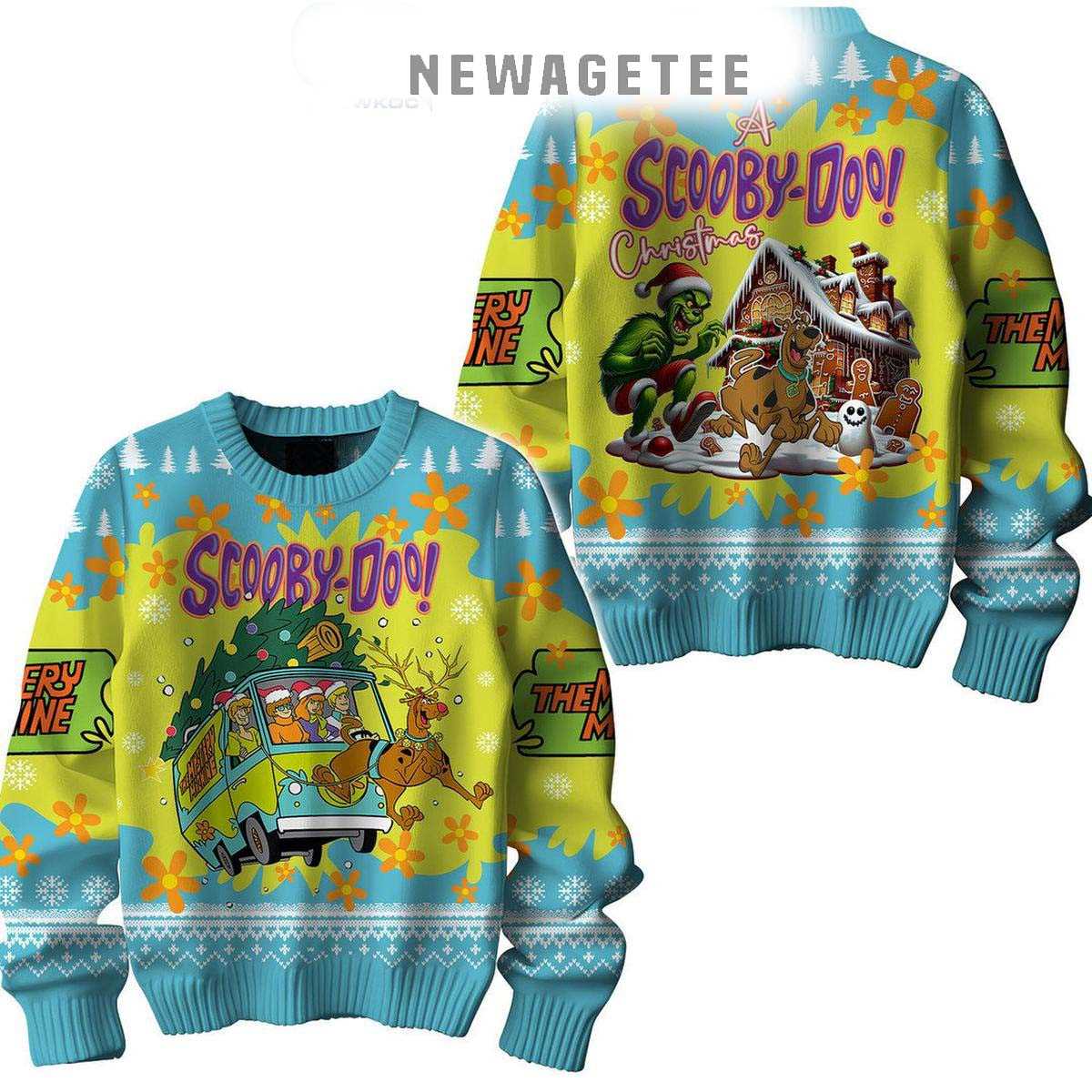 Scooby Doo The Adventure Is In 2025 Christmas Ugly Sweater Scooby Doo The Adventure Is In 2025 Christmas Ugly Sweater