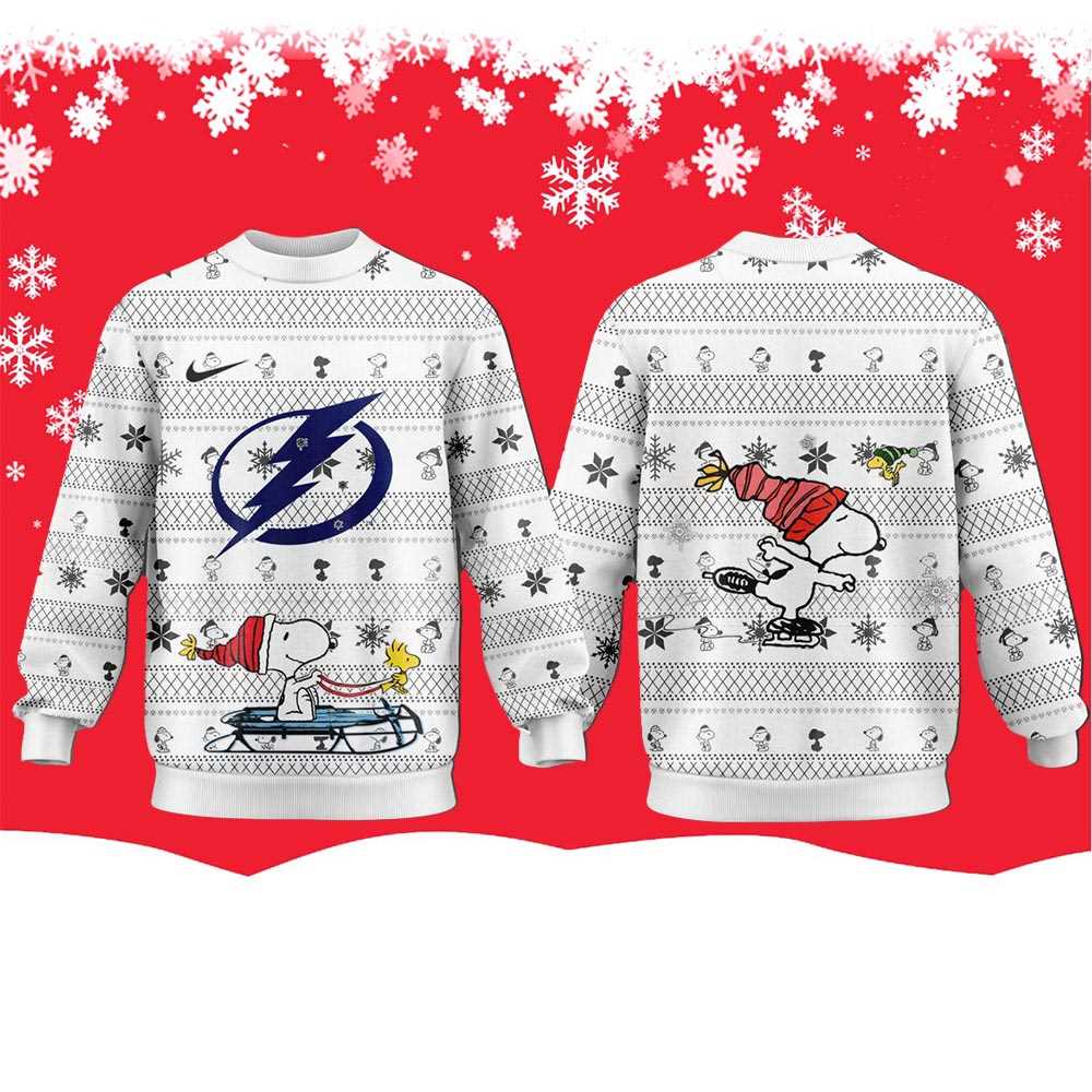 Toronto Maple Leafs Snoopy Peanuts 2025 Ugly Christmas Sweater