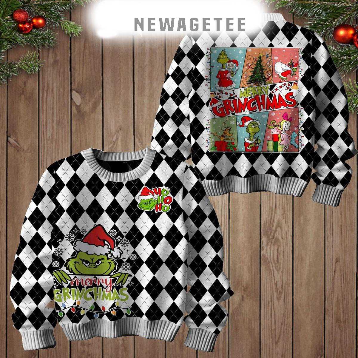 The Grinch Merry Grinchmas Christmas Be Merry Ugly Sweater
