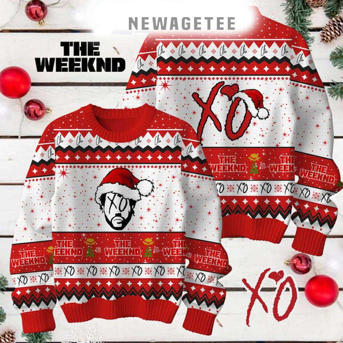 The Weeknd Have A Merry Xo Christmas Ugly Sweater