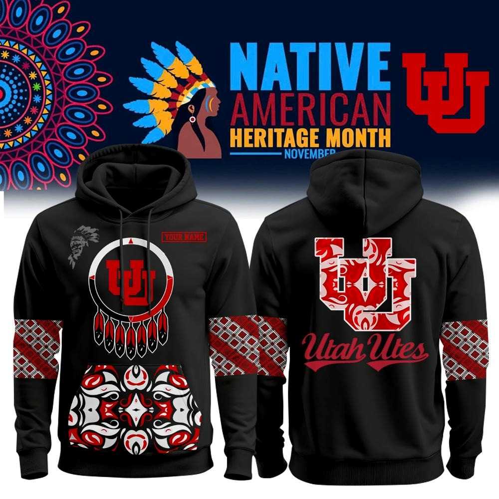 Utah Utes Native American Heritage Month Hoodie