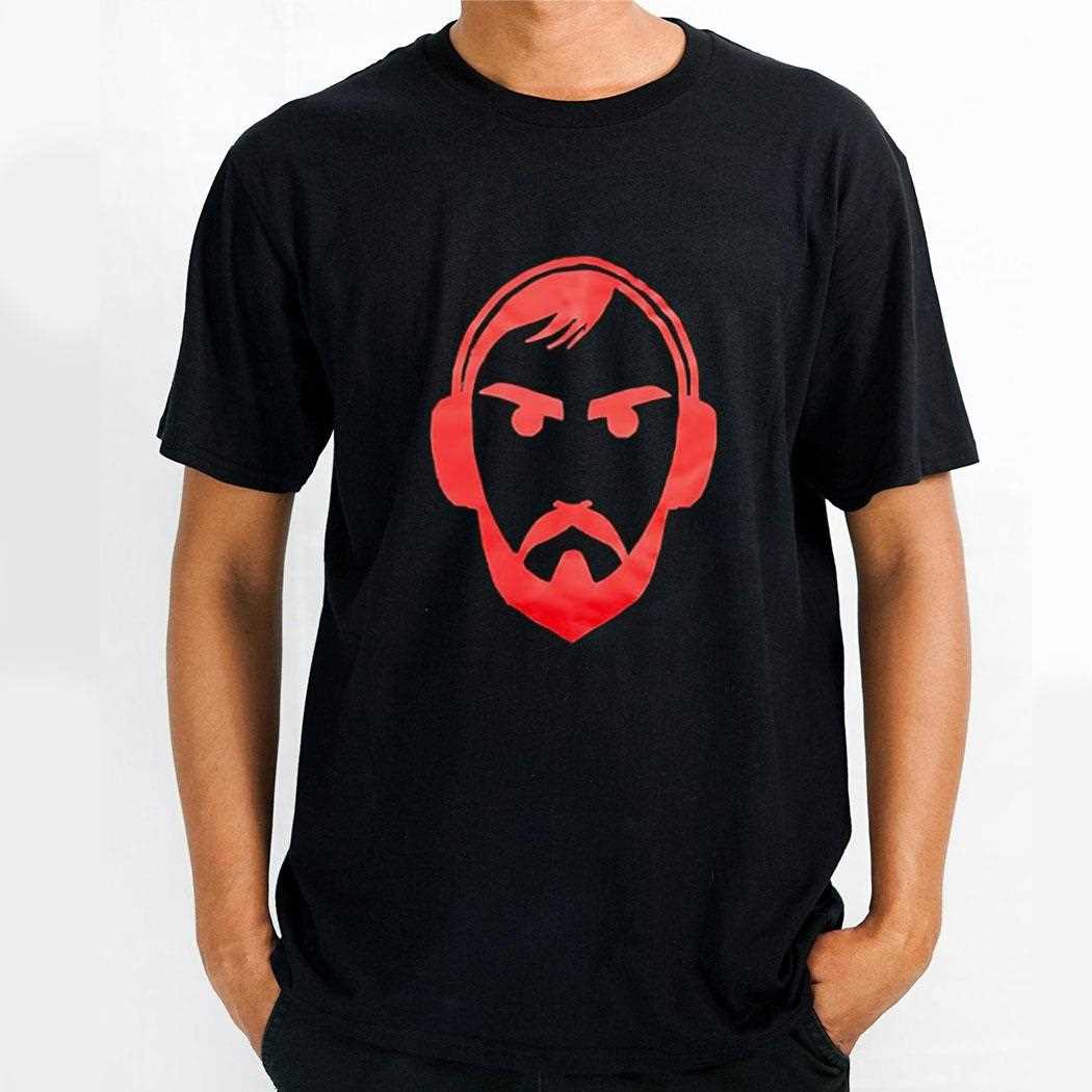 Asmongold Red Face Logo Tee