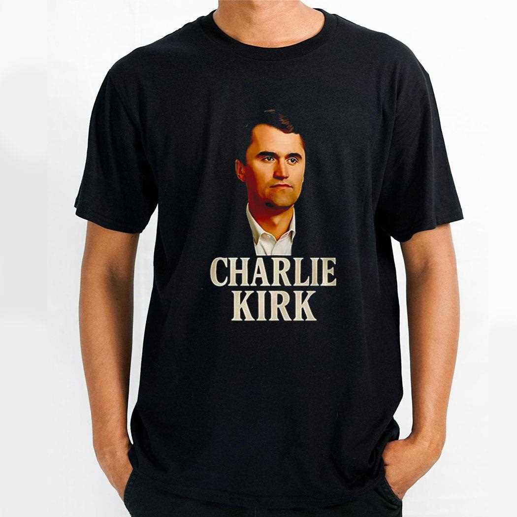 Charlie Kirk American Patriot Political Statement Tee