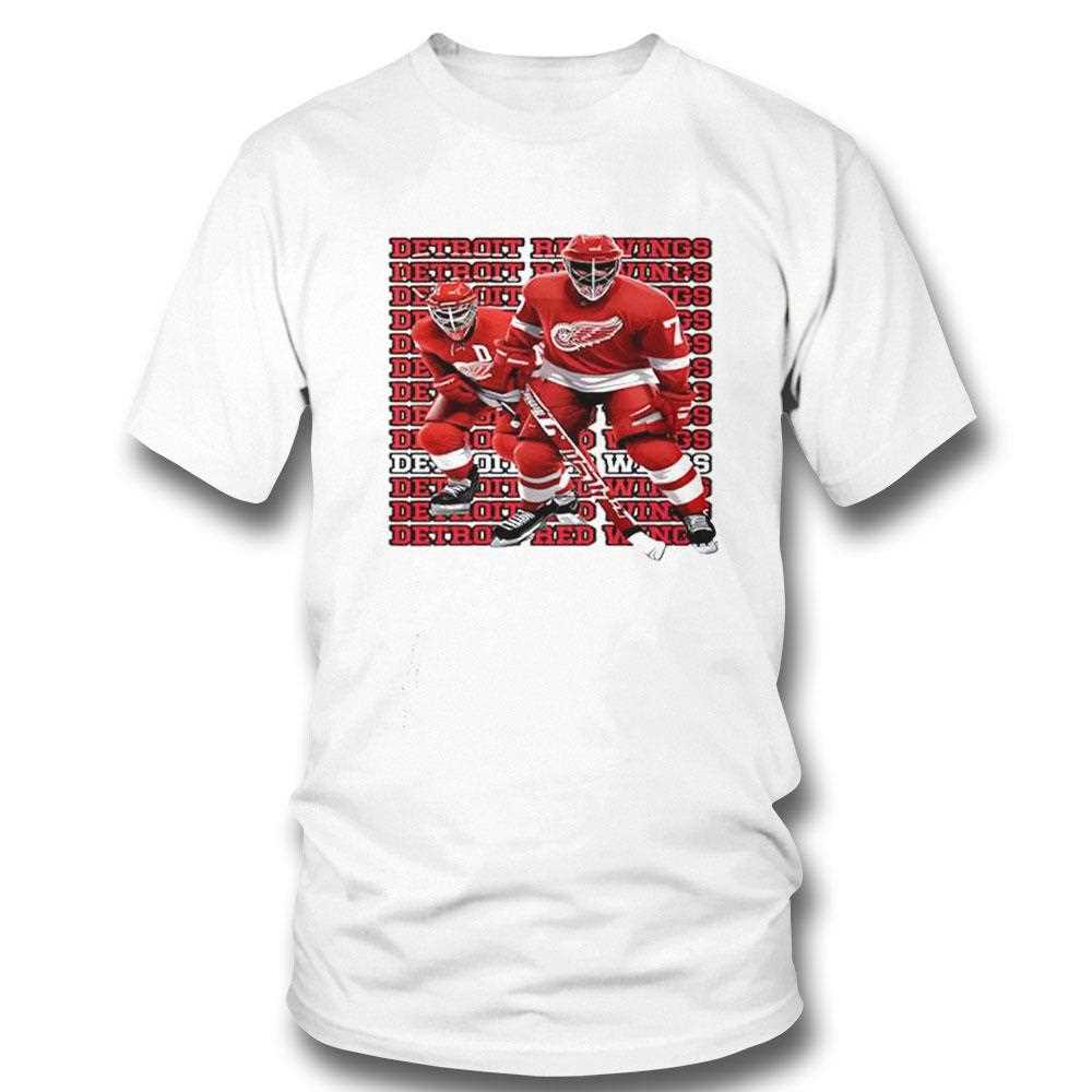 Detroit Red Wings Santa Coffee Tee Detroit Red Wings Santa Coffee Tee