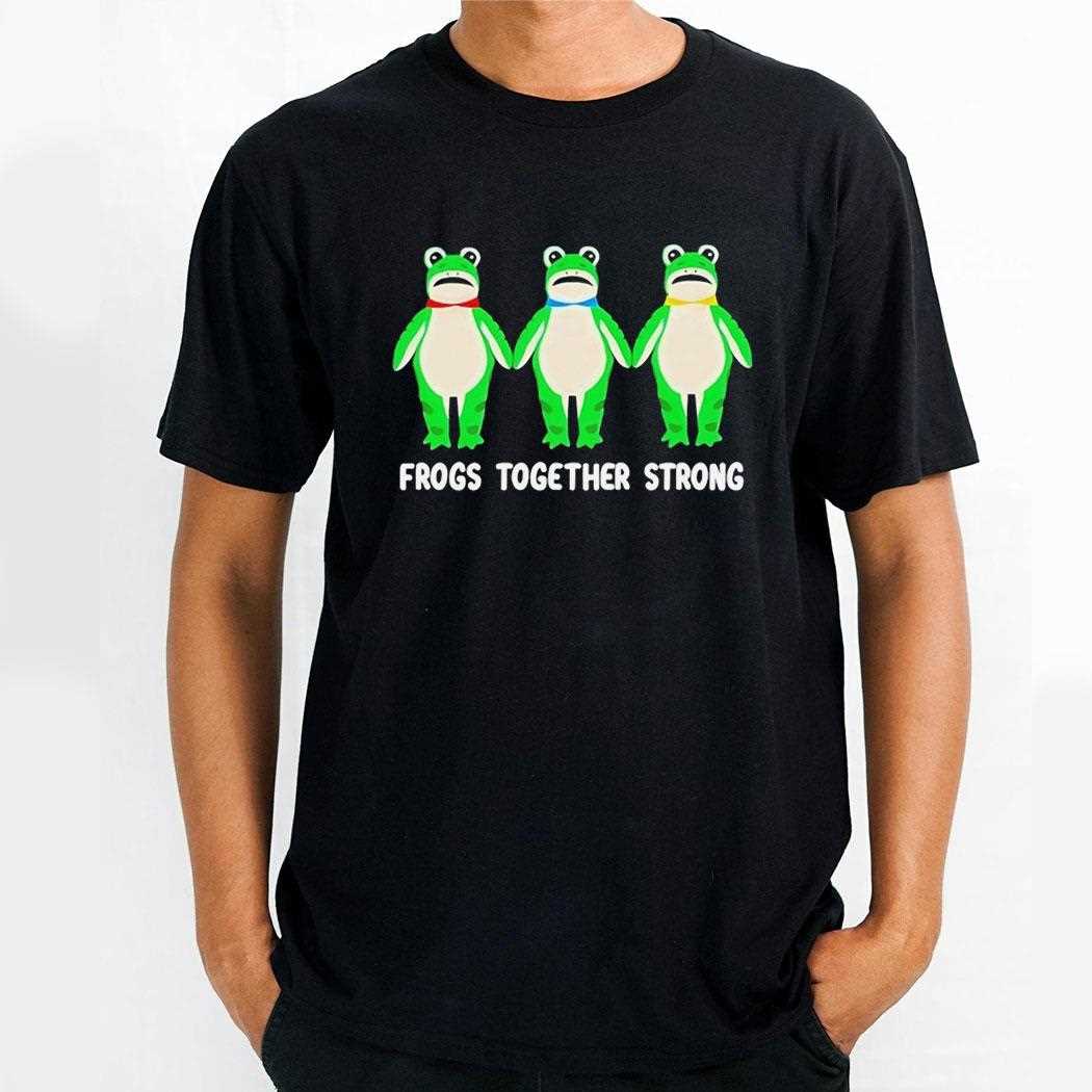 Frogs Together Strong Portland Frog Tee