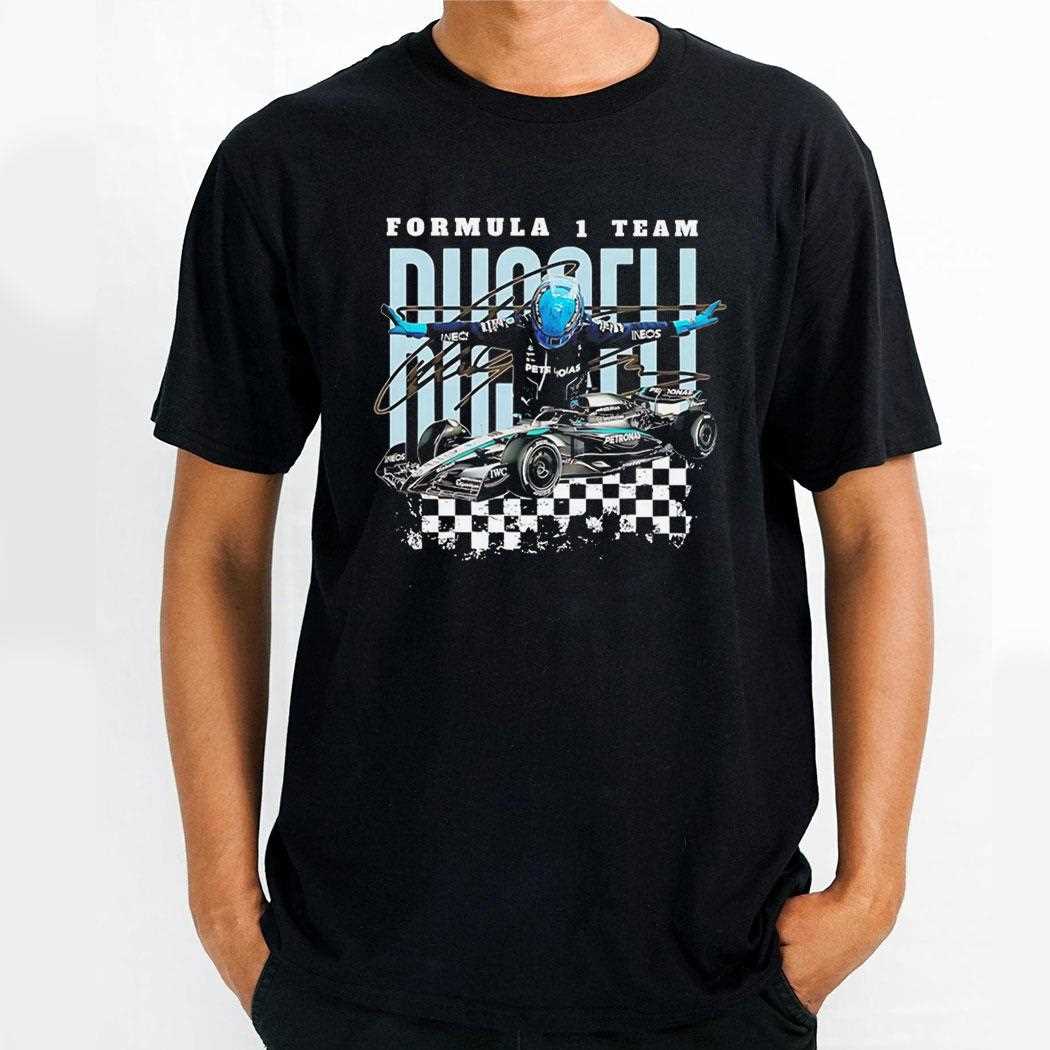 George Russell F1 Racing Tee George Russell F1 Racing Tee