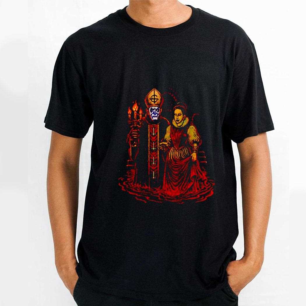 Ghost Haunted Candelabra Tee
