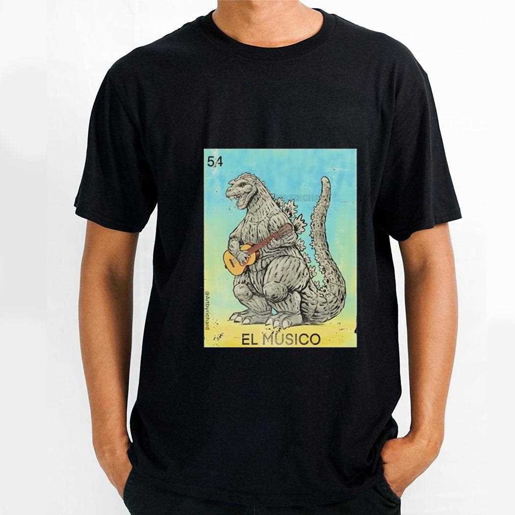 Godzilla As El Musico The Musician Tee
