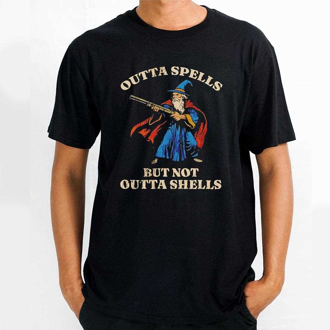 Outta Spells But Not Outta Shells Tee Outta Spells But Not Outta Shells Tee