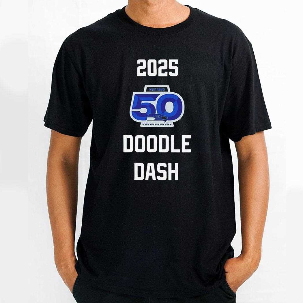 Seattle Seahawks 2025 Doodle Dash Tee