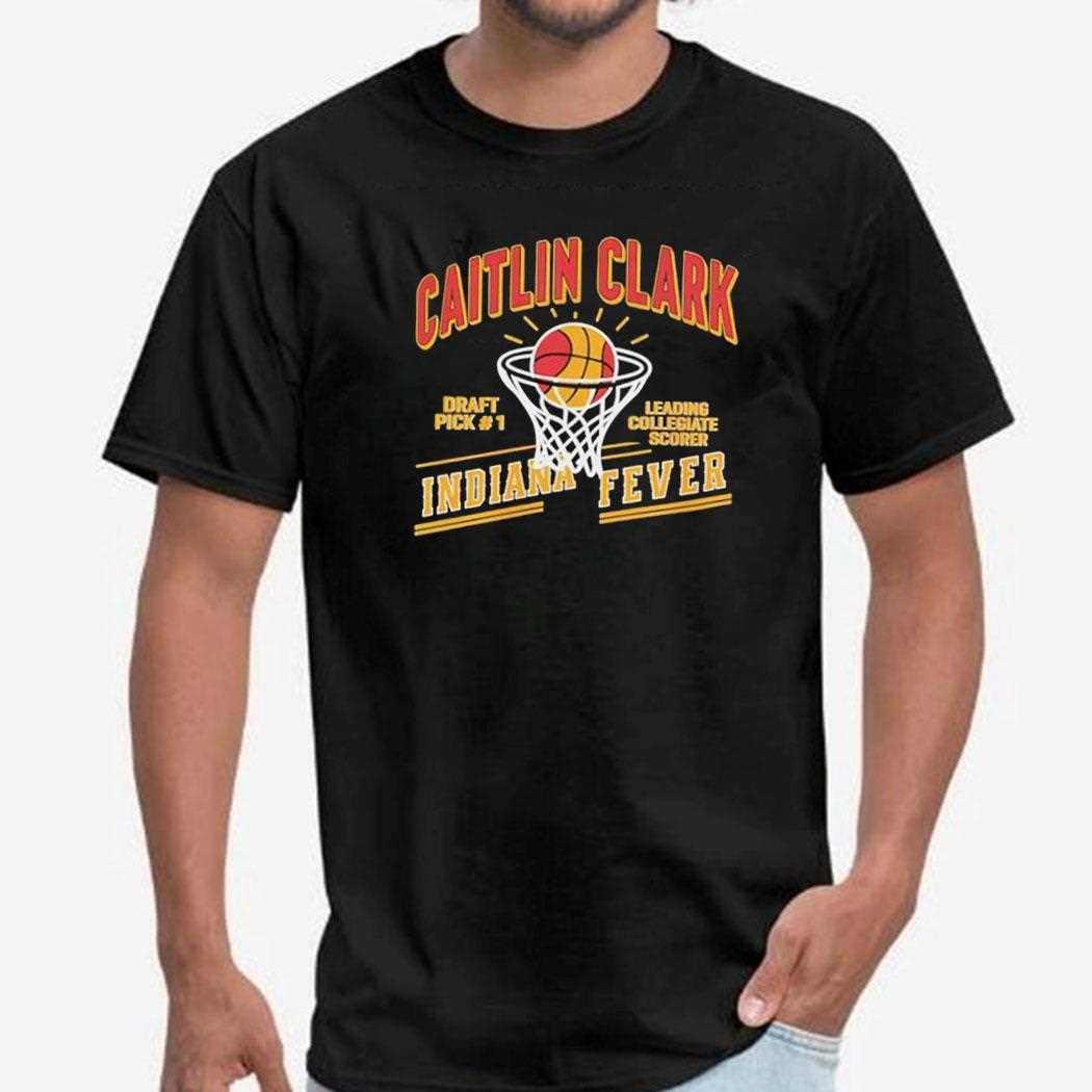 1st Pick Caitlin Clark Fever 22 For Wnba Basketball Fan Tee