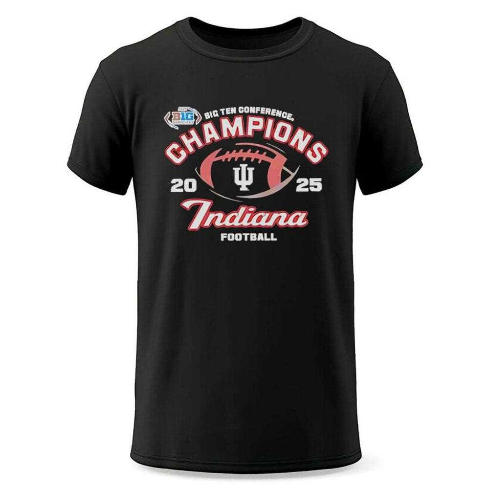 2025 Big Ten Conference Champions Indiana Hoosiers Tee 2025 Big Ten Conference Champions Indiana Hoosiers Tee