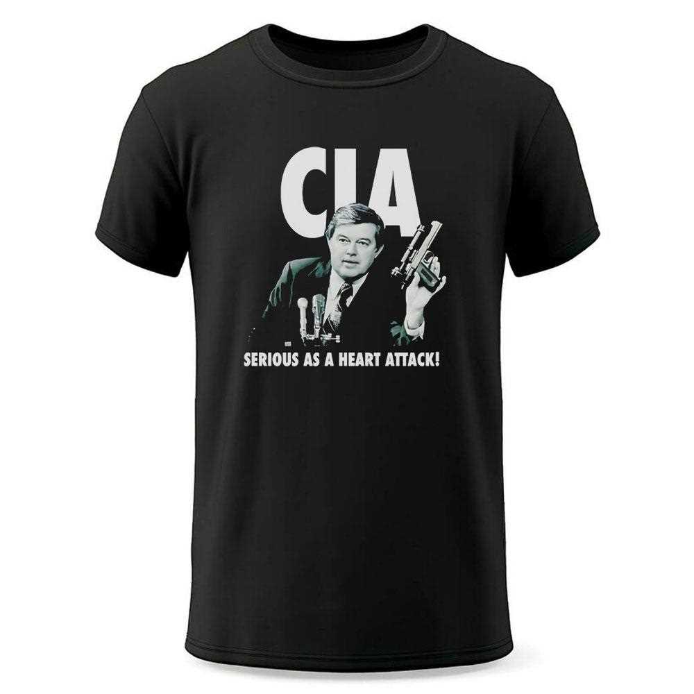 Cia Serious As A Heart Attack Tee Cia Serious As A Heart Attack Tee