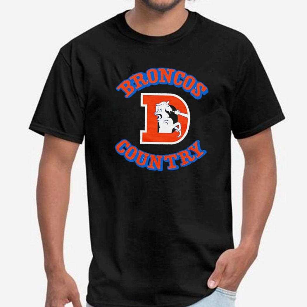 Denver Broncos Incomplete Football Go Broncos Tee