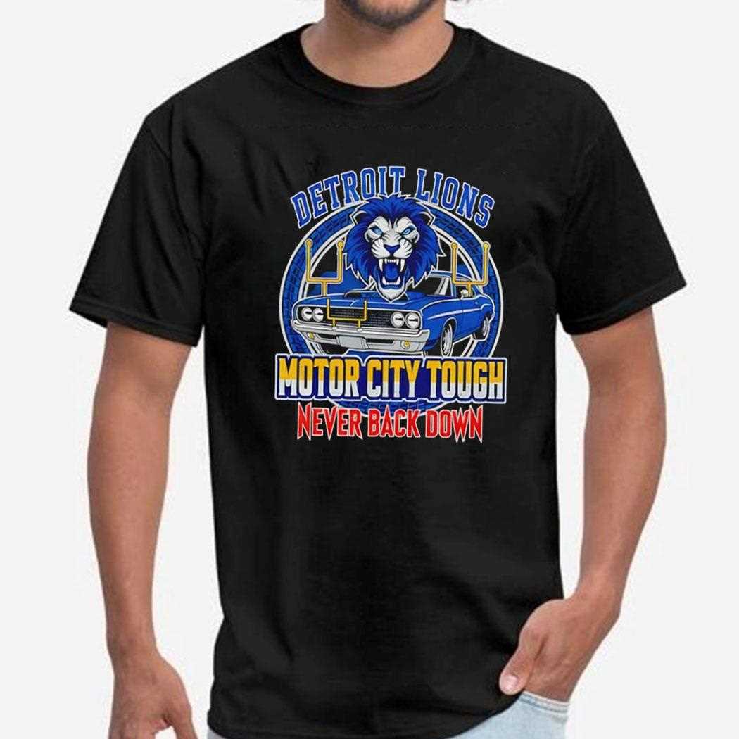 Detroit Lions Hard Work Beats Talent Tough Football Culture Tee