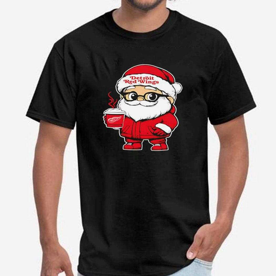 Detroit Red Wings Santa Shirt Detroit Red Wings Santa Shirt