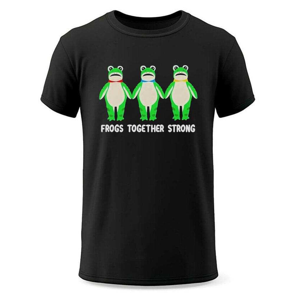 Frogs Together Strong Portland Frog Tee Frogs Together Strong Portland Frog Tee