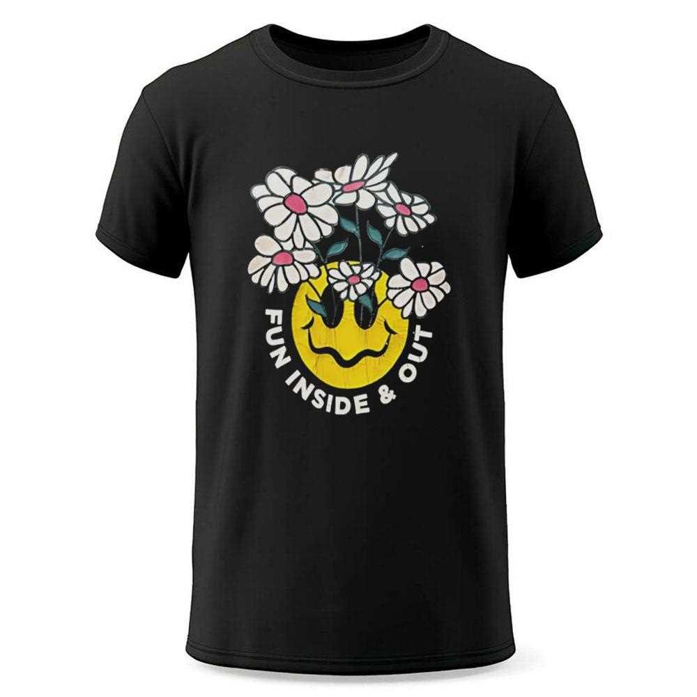 Fun Inside And Out Flower Tee Fun Inside And Out Flower Tee