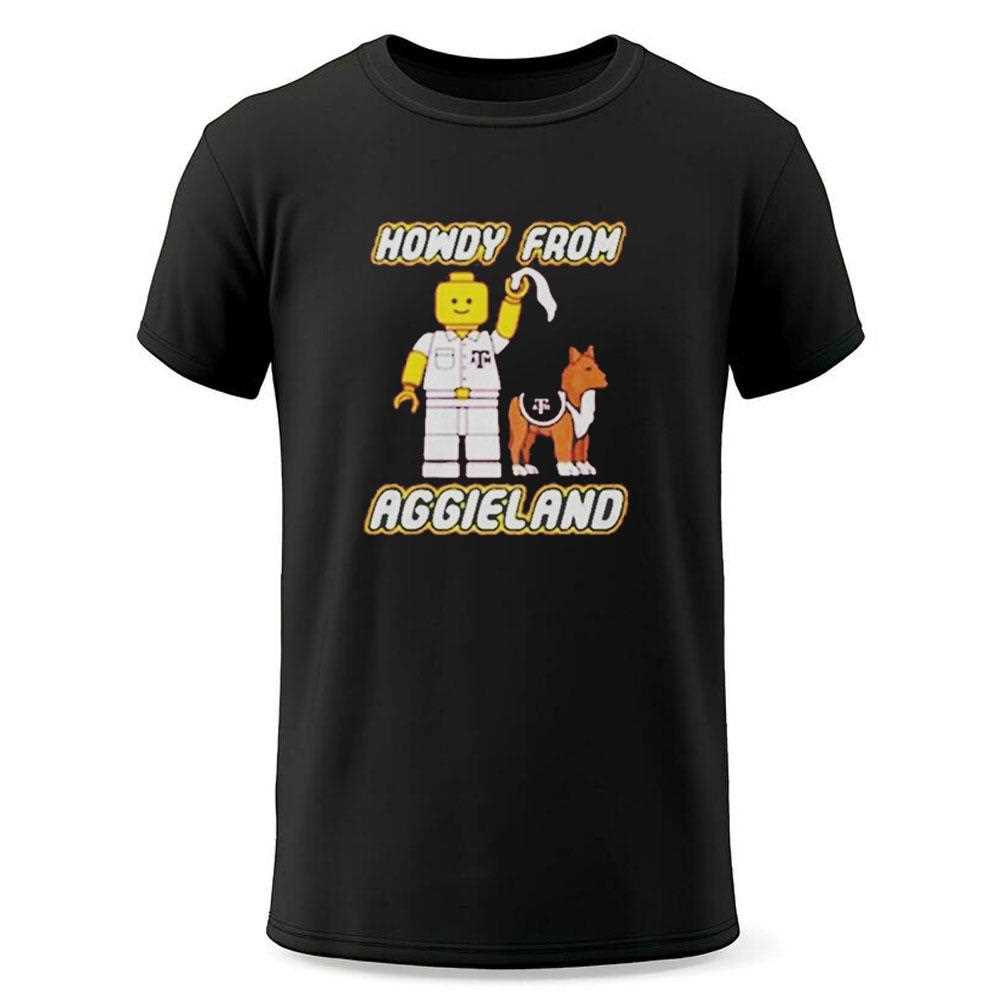 Howdy From Aggieland Alamo Aggies Tee Howdy From Aggieland Alamo Aggies Tee