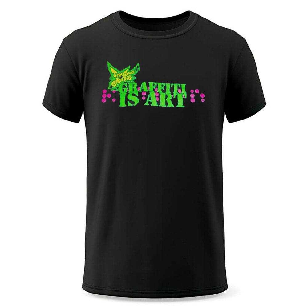 Jet Grins Radio Graffiti Is Art Tee Jet Grins Radio Graffiti Is Art Tee