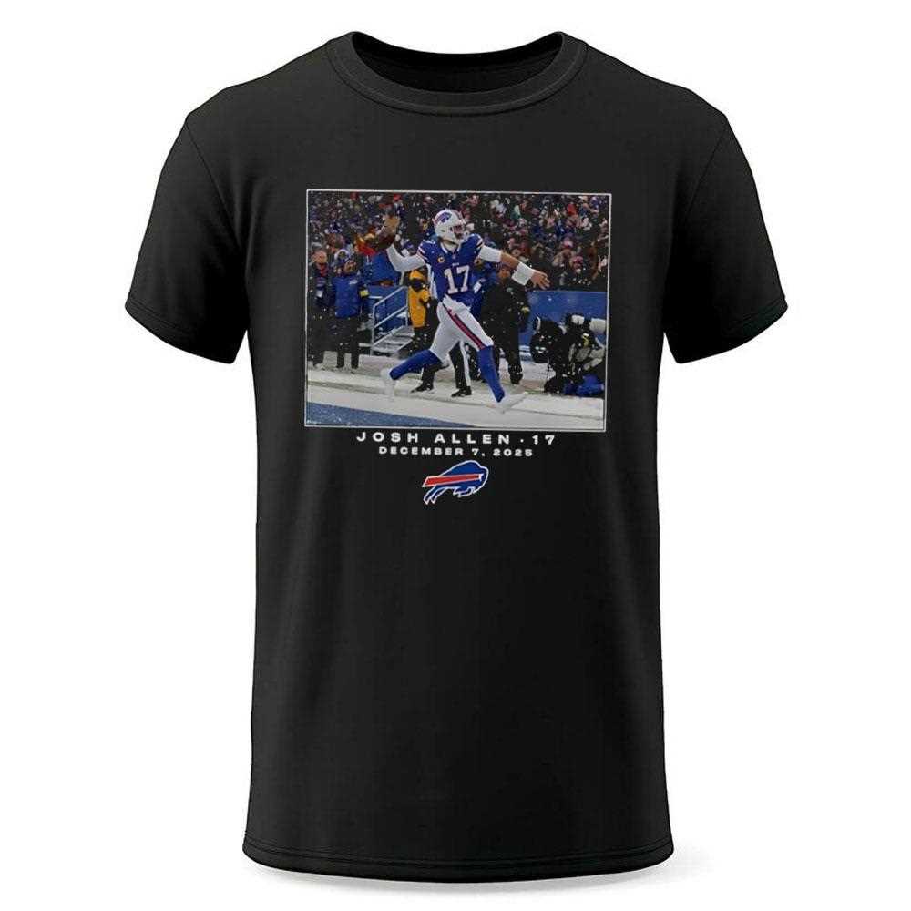 Josh Allen Buffalo Bills Nfl Flash Features Week 14 Tee Josh Allen Buffalo Bills Nfl Flash Features Week 14 Tee