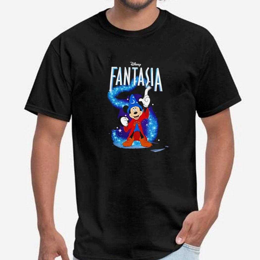 Mickey Fantasia Sorcerer Funny Tee Mickey Fantasia Sorcerer Funny Tee