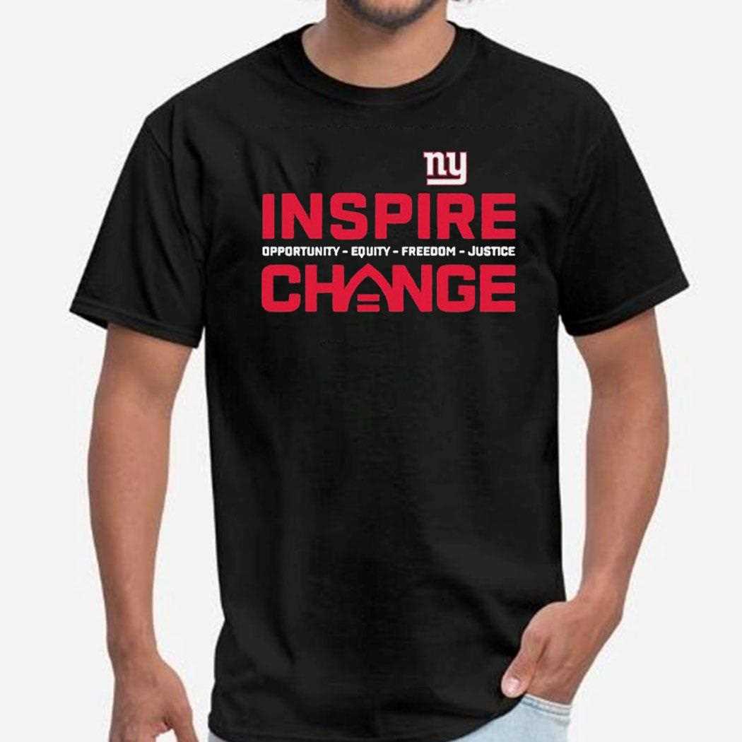 New York Jets Inspire Change Opportunity Equity Freedom Justice Tee New York Jets Inspire Change Opportunity Equity Freedom Justice Tee