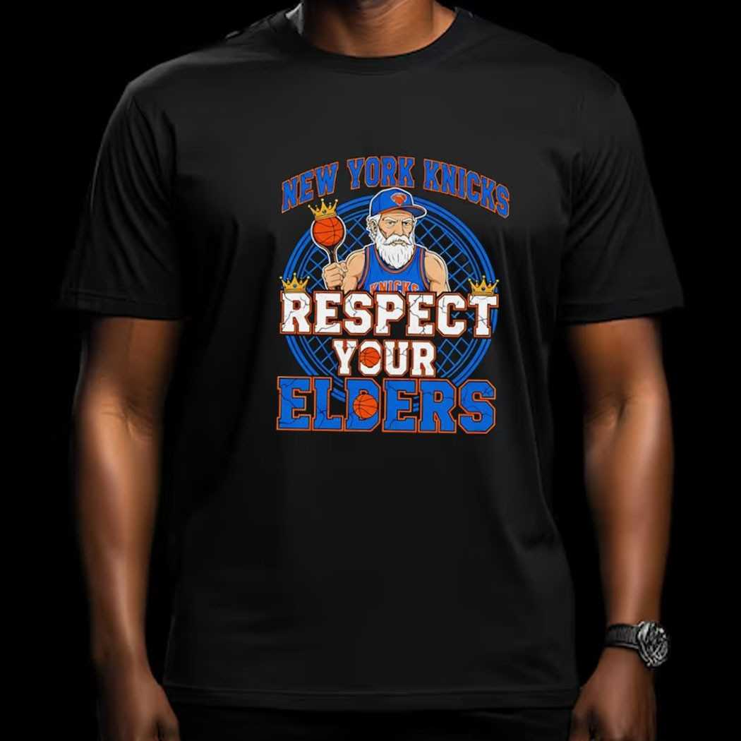 New York Knicks Respect Your Elders Tee New York Knicks Respect Your Elders Tee