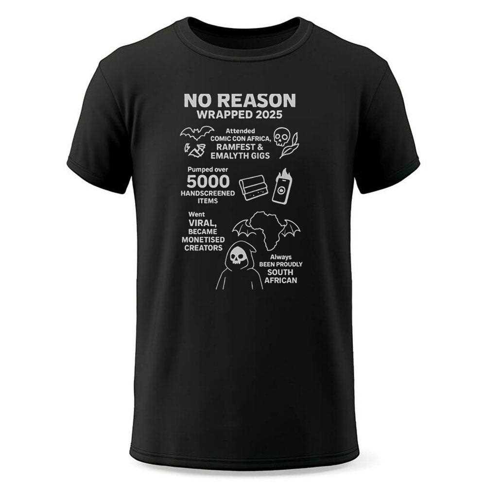 No Reason Wrapped 2025 Tee No Reason Wrapped 2025 Tee