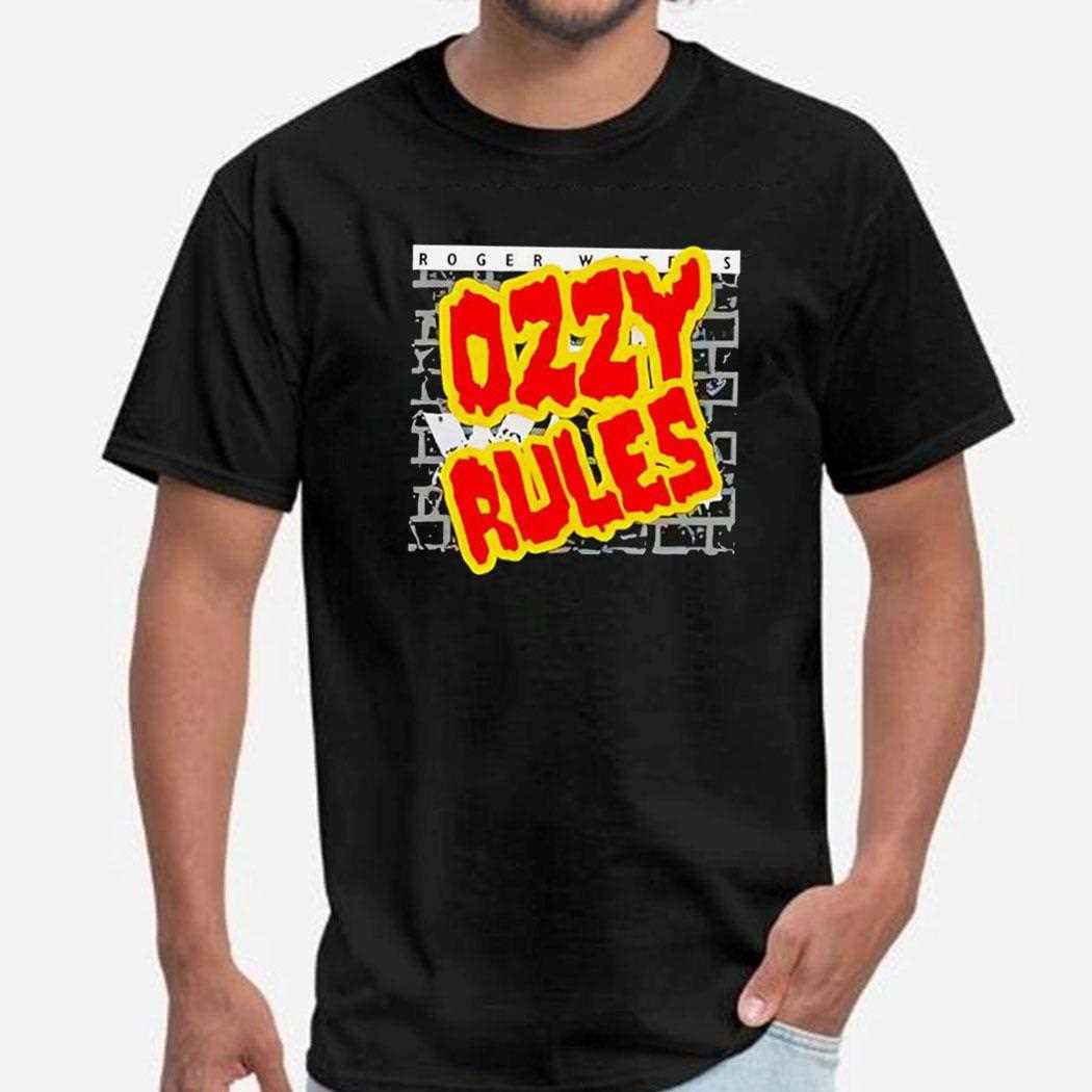 Ozzy Rules Osbournes Fire Shirt