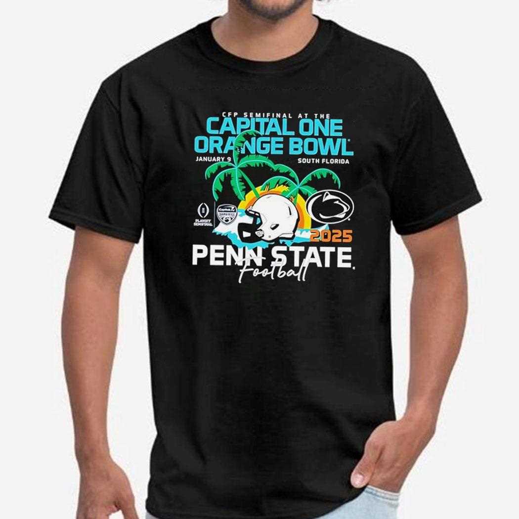 Penn State Nittany Lions Football 2025 Orange Bowl Shirt